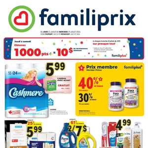 Image de la Promotion Circulaire Familiprix à Québec