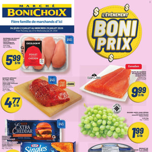 Image de la Promotion Circulaire Marché Bonichoix à Québec