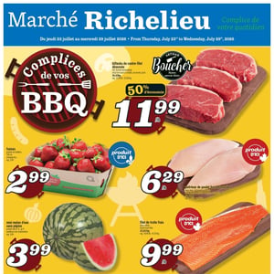 Image de la Promotion Circulaire Marché Richelieu à Québec