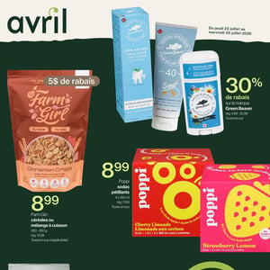 Image de la Promotion Circulaire Avril - Supermarché Santé à Québec