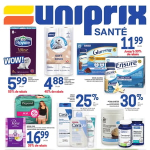 Image de la Promotion Circulaire Uniprix - Santé à Québec