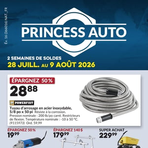 Image de la Promotion Circulaire Princess Auto
