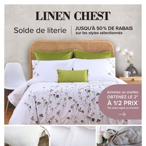 Image de la Promotion Circulaire Linen Chest à Trois-Rivières
