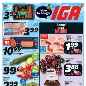 Image de la Promotion Circulaire IGA à Trois-Rivières