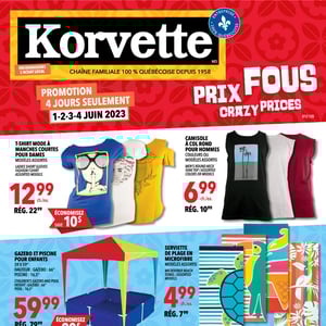 Image de la Promotion Circulaire Korvette à Trois-Rivières