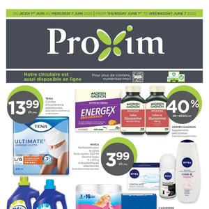 Image de la Promotion Circulaire Proxim à Trois-Rivières