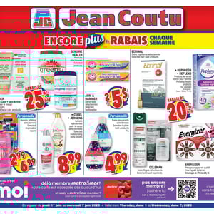 Image de la Promotion Circulaire Jean Coutu - Encore Plus de Rabais à Trois-Rivières