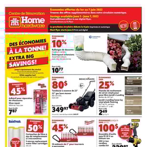 Image de la Promotion Circulaire Home Hardware - Centre de Rénovation à Trois-Rivières