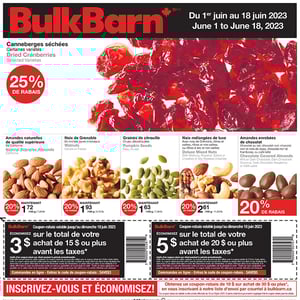 Image de la Promotion Circulaire Bulk Barn à Trois-Rivières