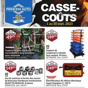 Image de la Promotion Circulaire Princess Auto - Casse-Coûts à Saint-Jérôme