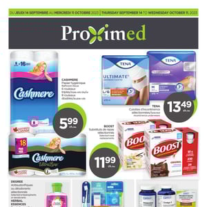 Image de la Promotion Circulaire Proxim - Proximed à Longueuil