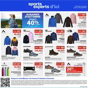 Image de la Promotion Circulaire Sports Experts à Saint-Jérôme