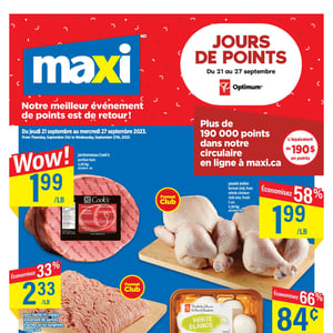 Image de la Promotion Circulaire Maxi à Longueuil