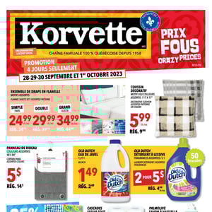 Image de la Promotion Circulaire Korvette