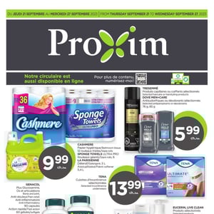 Image de la Promotion Circulaire Proxim à Longueuil