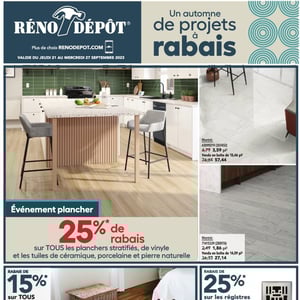 Image de la Promotion Circulaire Réno-Dépôt à Montréal