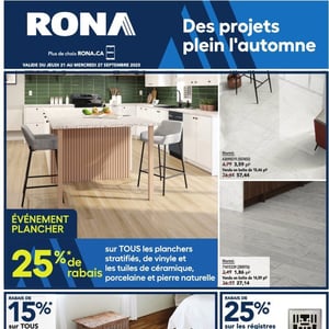 Image de la Promotion Circulaire Rona à Longueuil