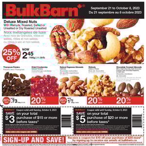 Image de la Promotion Circulaire Bulk Barn à Longueuil