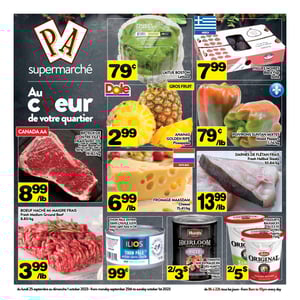 Image de la Promotion Circulaire Supermarché P.A. à Laval