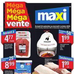 Image de la Promotion Circulaire Maxi à Longueuil