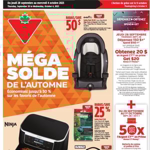 Image de la Promotion Circulaire Canadian Tire à Longueuil