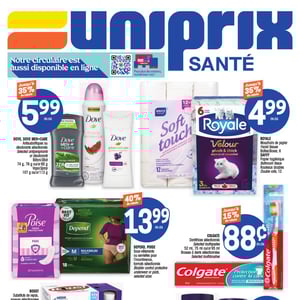 Image de la Promotion Circulaire Uniprix - Santé à Longueuil