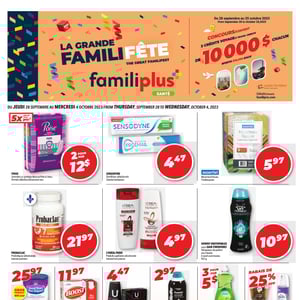 Image de la Promotion Circulaire Familiprix - Santé à Longueuil