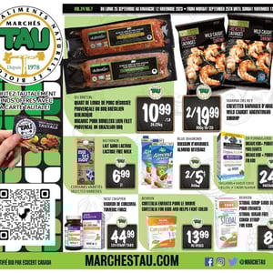 Image de la Promotion Circulaire TAU Marché d'alimentation Naturelle à Laval