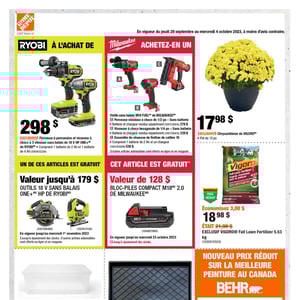 Image de la Promotion Circulaire Home Depot à Gatineau