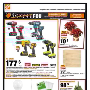 Image de la Promotion Circulaire Home Depot - Vendredi Fou