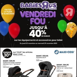 Image de la Promotion Circulaire Babies 