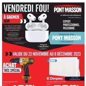 Image de la Promotion Circulaire Matériaux Pont Masson - Vendredi Fou