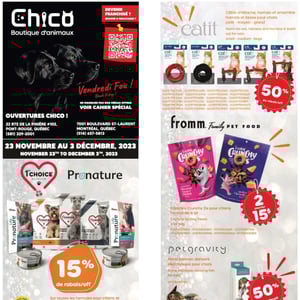 Image de la Promotion Circulaire Chico Boutique d'Animaux - Solde du Vendredi Fou