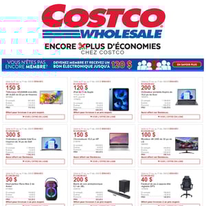 Image de la Promotion Rabais Costco à Sherbrooke