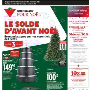 Image de la Promotion Circulaire Canadian Tire - Solde d'Avant Noël