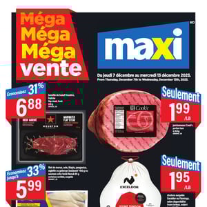 Image de la Promotion Circulaire Maxi à Sherbrooke
