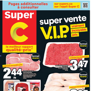 Image de la Promotion Circulaire Super C à Sherbrooke