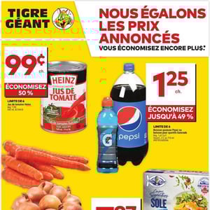 Image de la Promotion Circulaire Tigre Géant à Sherbrooke