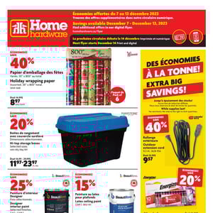 Image de la Promotion Circulaire Home Hardware à Sherbrooke