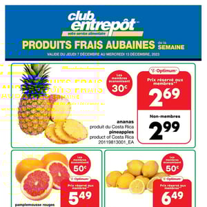 Image de la Promotion Circulaire Club Entrepôt à Sherbrooke