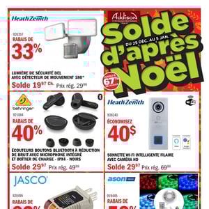 Image de la Promotion Circulaire Addison Électronique - Solde d'Après Noël