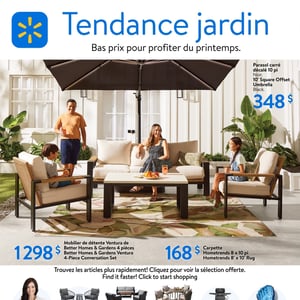 Image de la Promotion Circulaire Walmart - Tendance Jardin à Saint-Bruno-de-Montarville