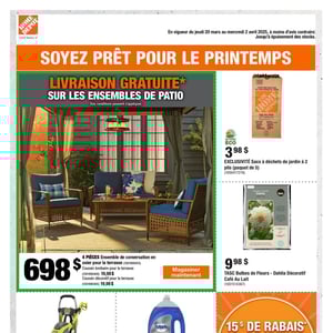 Image de la Promotion Circulaire Home Depot à Saint-Bruno-de-Montarville