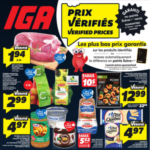 Image de la Promotion Circulaire IGA à Saint-Bruno-de-Montarville