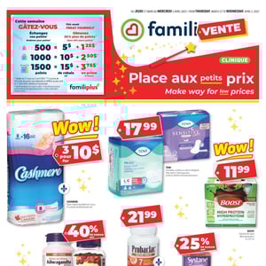 Image de la Promotion Circulaire Familiprix - Clinique à Saint-Bruno-de-Montarville
