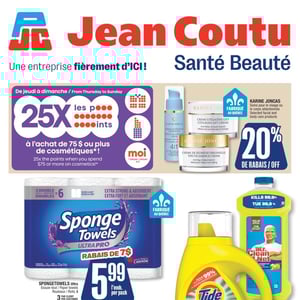 Image de la Promotion Circulaire Jean Coutu - Santé Beauté à Saint-Bruno-de-Montarville