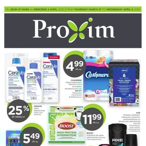 Image de la Promotion Circulaire Proxim à Saint-Bruno-de-Montarville