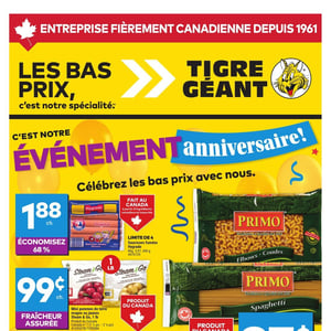 Image de la Promotion Circulaire Tigre Géant à Louiseville