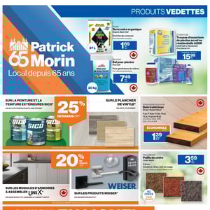Image de la Promotion Circulaire Patrick Morin à Louiseville