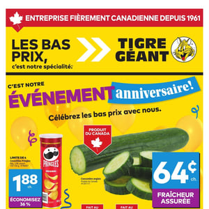 Image de la Promotion Circulaire Tigre Géant à Louiseville